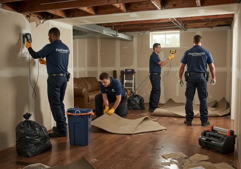 Flood DamageMaterial Assessment and Debris Removal process in Jewett, TX